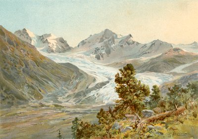 The Rosegg Glacier by English School